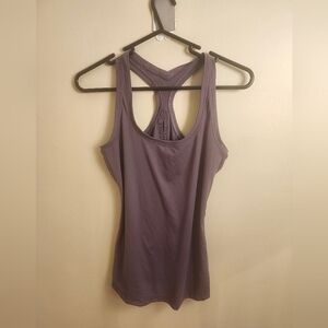 Yogalicious purple tank top